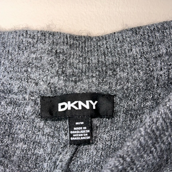 DKNY Knit Ribbed Wide Leg Loungewear Women's Pants Size Medium - Picture 6 of 7